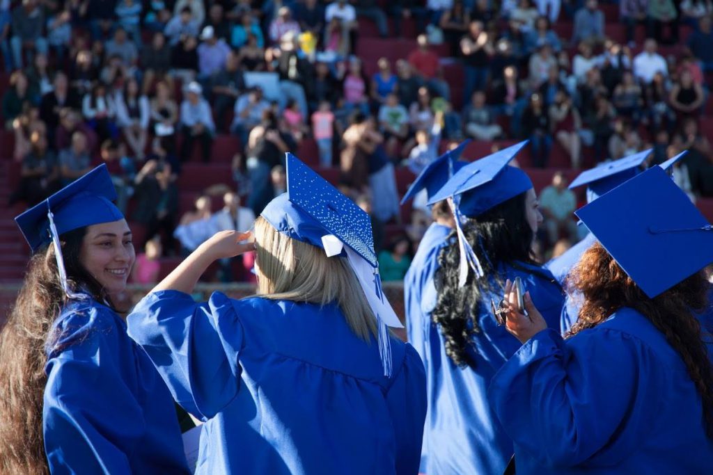 Picture of adult students at graduation