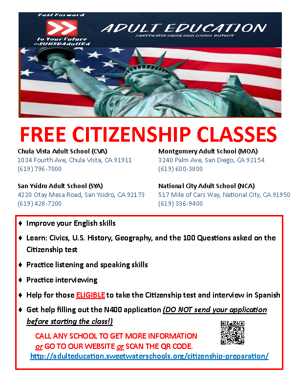 Citizenship flyer in English